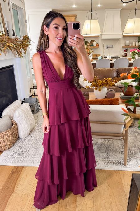 #lulus #eventdress #holidaydress #weddingguest
Wearing size XS. 
THIS WEDDING GUEST… it’s absolutely gorgeous. It’s so well, bump friendly, just size up for chest size!

#LTKwedding #LTKfindsunder100 #LTKHoliday