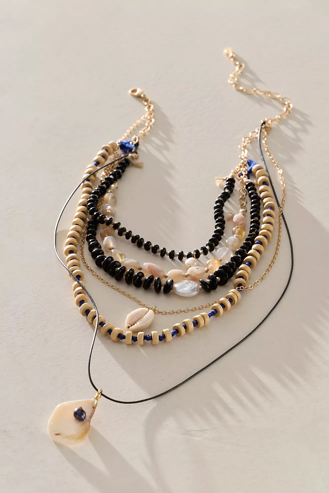 Hailee Semiprecious Beaded Necklace | Free People (Global - UK&FR Excluded)