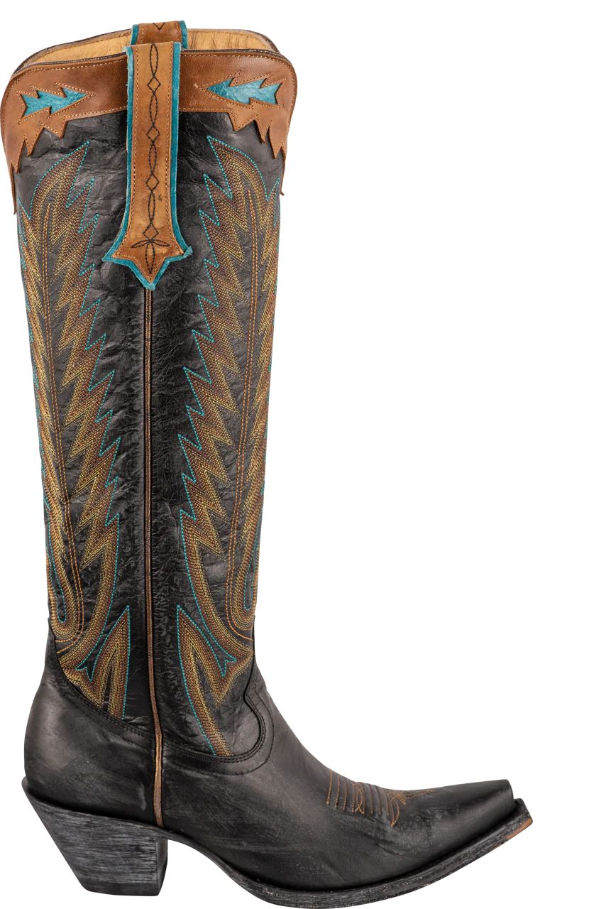 Old Gringo Women's Yucatan Tall Black Cowgirl Boots | Pinto Ranch | Pinto Ranch