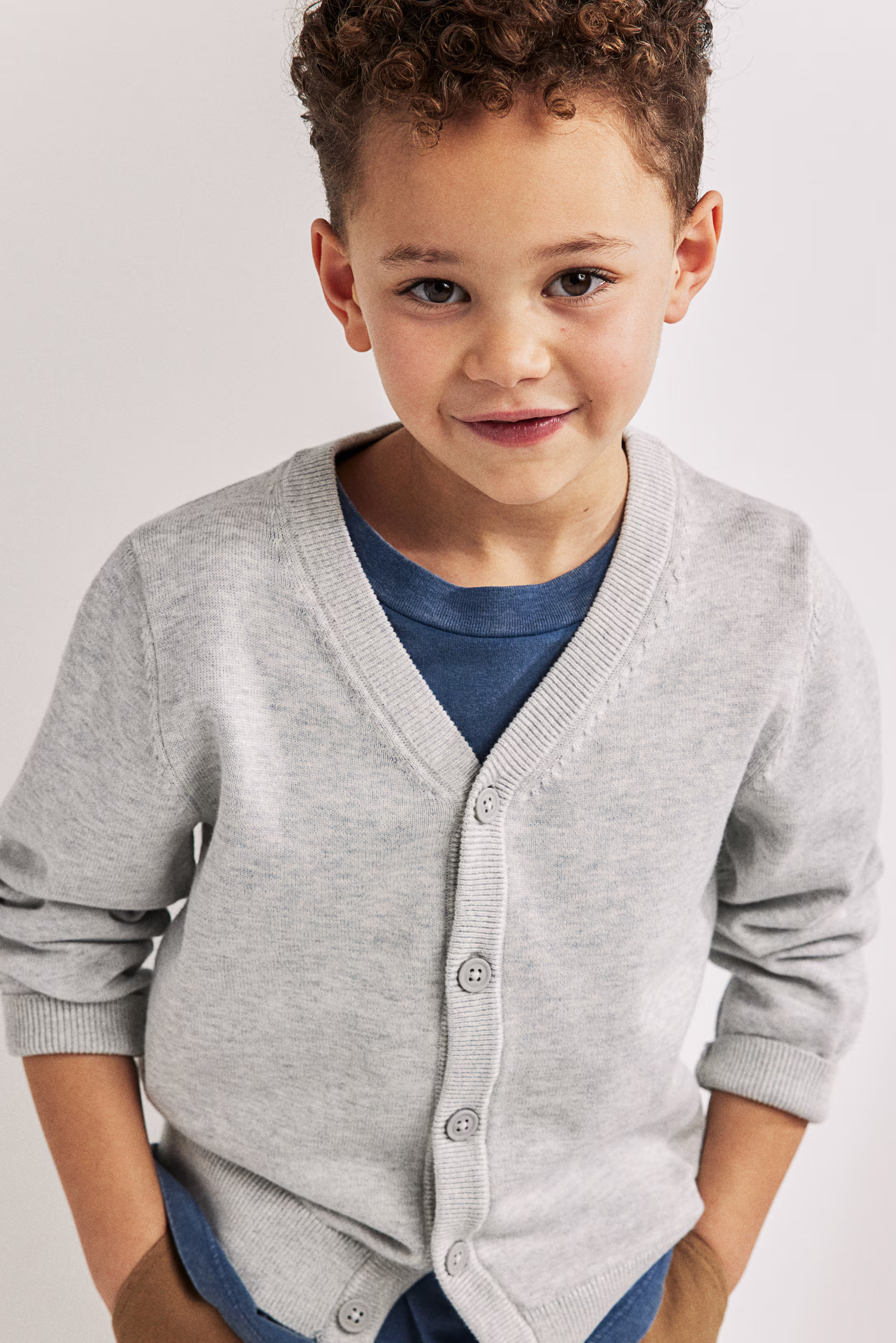 Fine-knit Cotton Cardigan | H&M (US + CA)