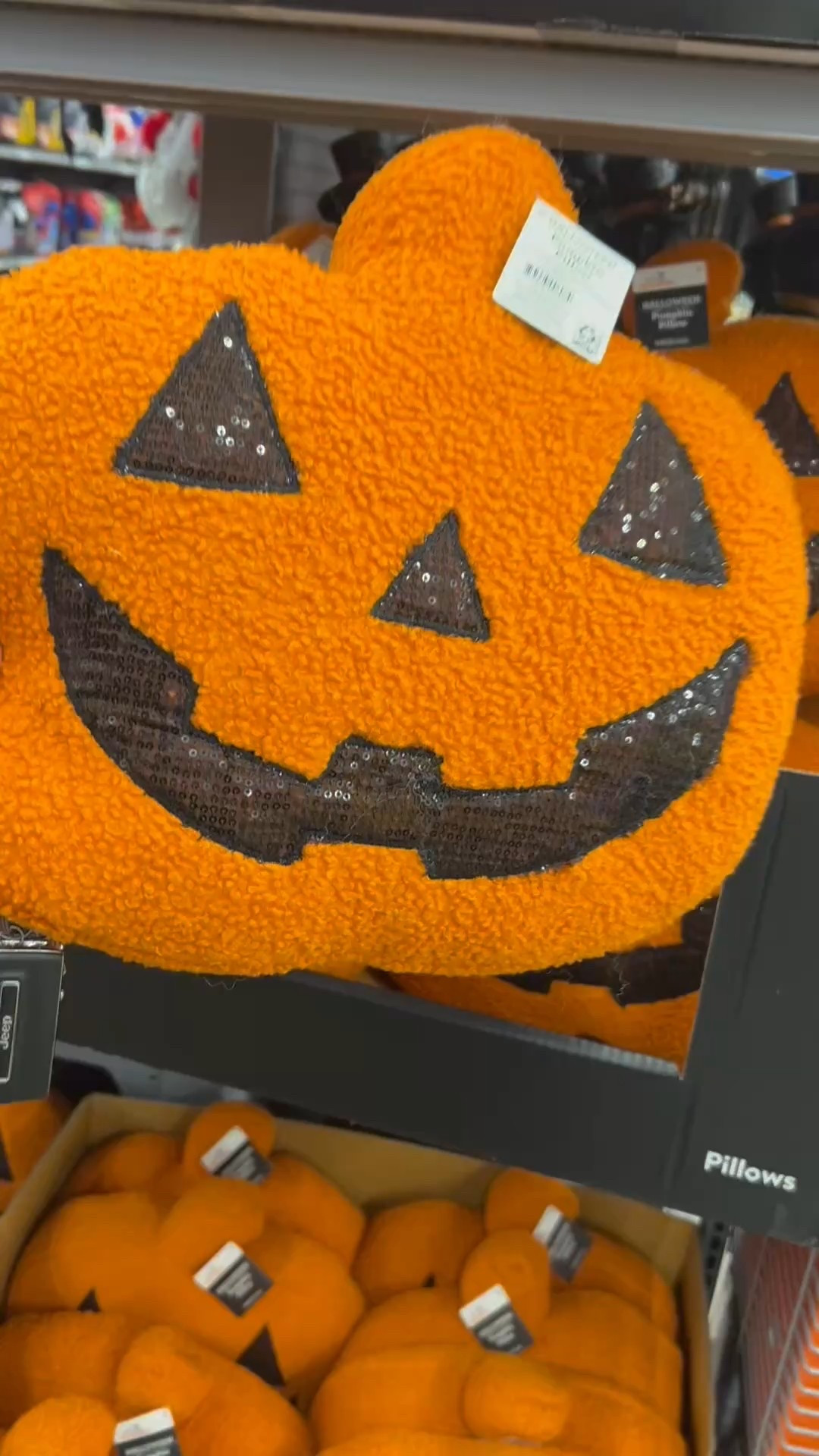 The perfect boo basket jack on lantern pumpkin pillow!!! The face looks so sparkly in person! @walmart 

#LTKHalloween #LTKSeasonal #LTKHome
