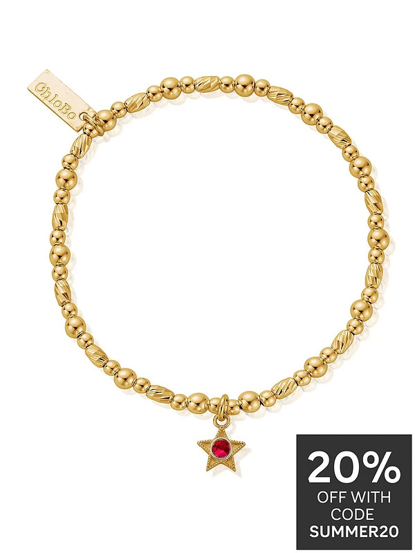 ChloBo Gold Birthstone Bracelet | Very (UK)