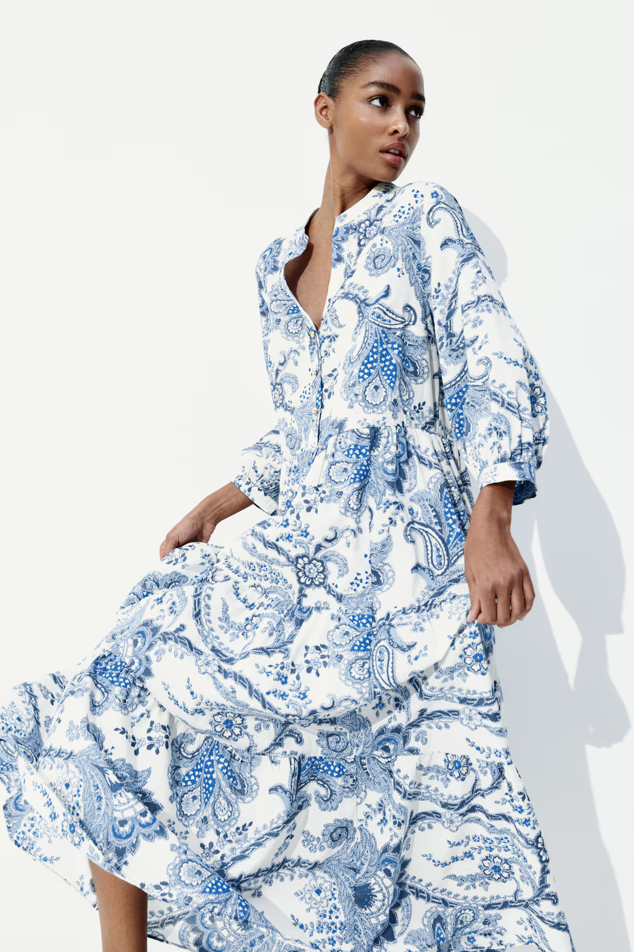 Tiered Midi Dress | H&M (US + CA)