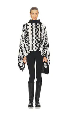 Missoni Poncho in Black Base Multicolor from Revolve.com | Revolve Clothing (Global)