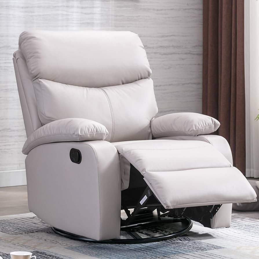 Swivel Rocker Recliner Chair for Adults, Rocking Small Recliner Chairs for Small Spaces, Glider C... | Amazon (US)