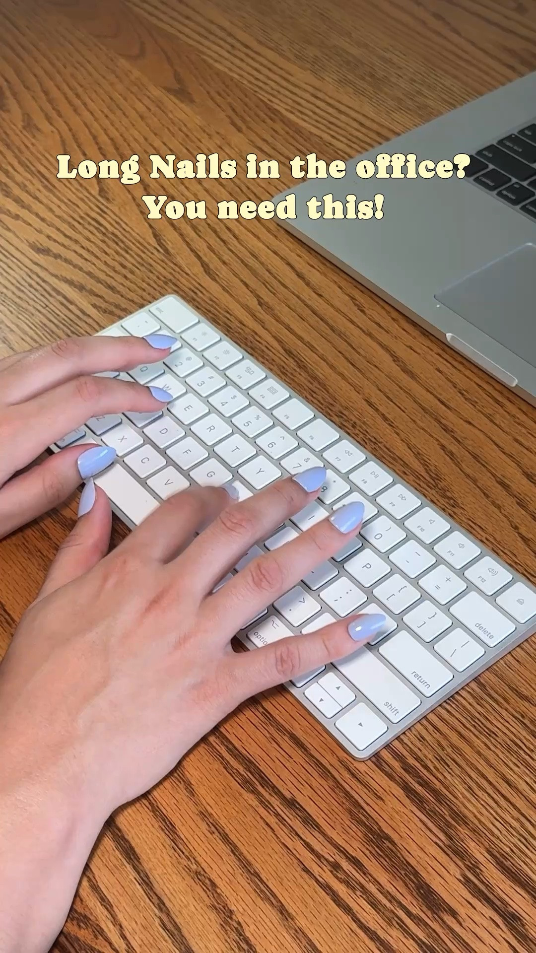 For all the baddies with long nails! This one’s for you, an innovative keyboard cover to help ease typing with long nails