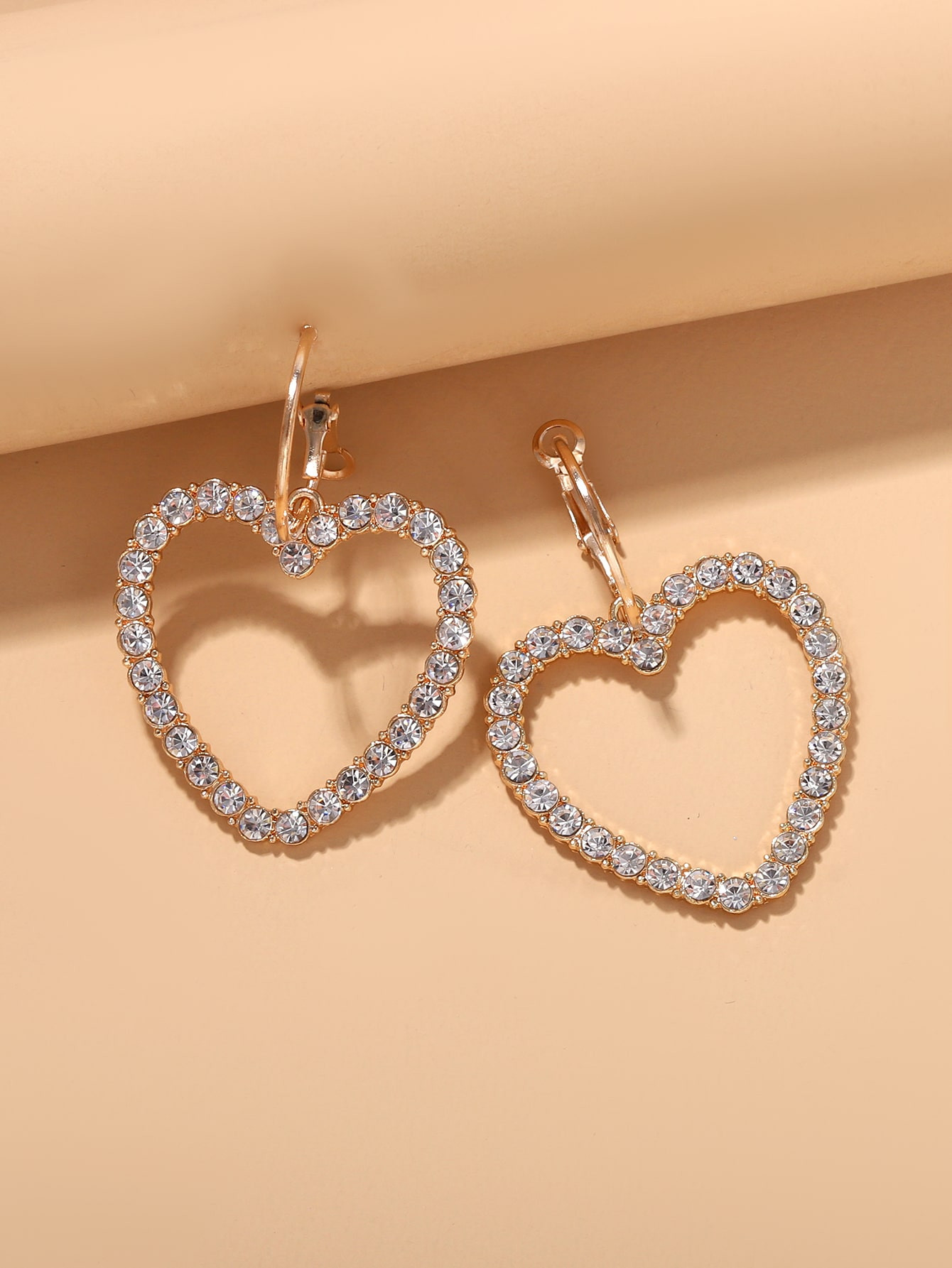 Heart Shaped Drop Earrings | SHEIN