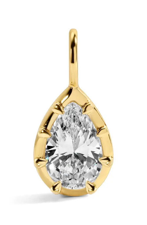 LILI CLASPE Mara Pear Charm in Gold at Nordstrom | Nordstrom