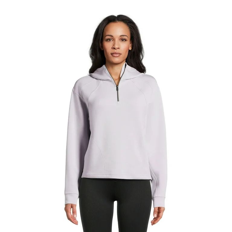 Avia Women's Seamed Quarter Zip Hoodie, Sizes XS-XXXL | Walmart (US)