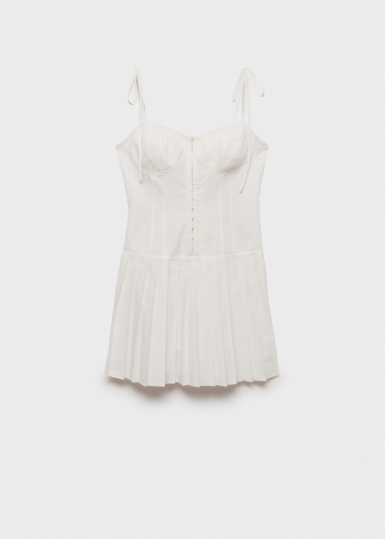 Pleated short dress - Women | MANGO United Kingdom | MANGO (UK)