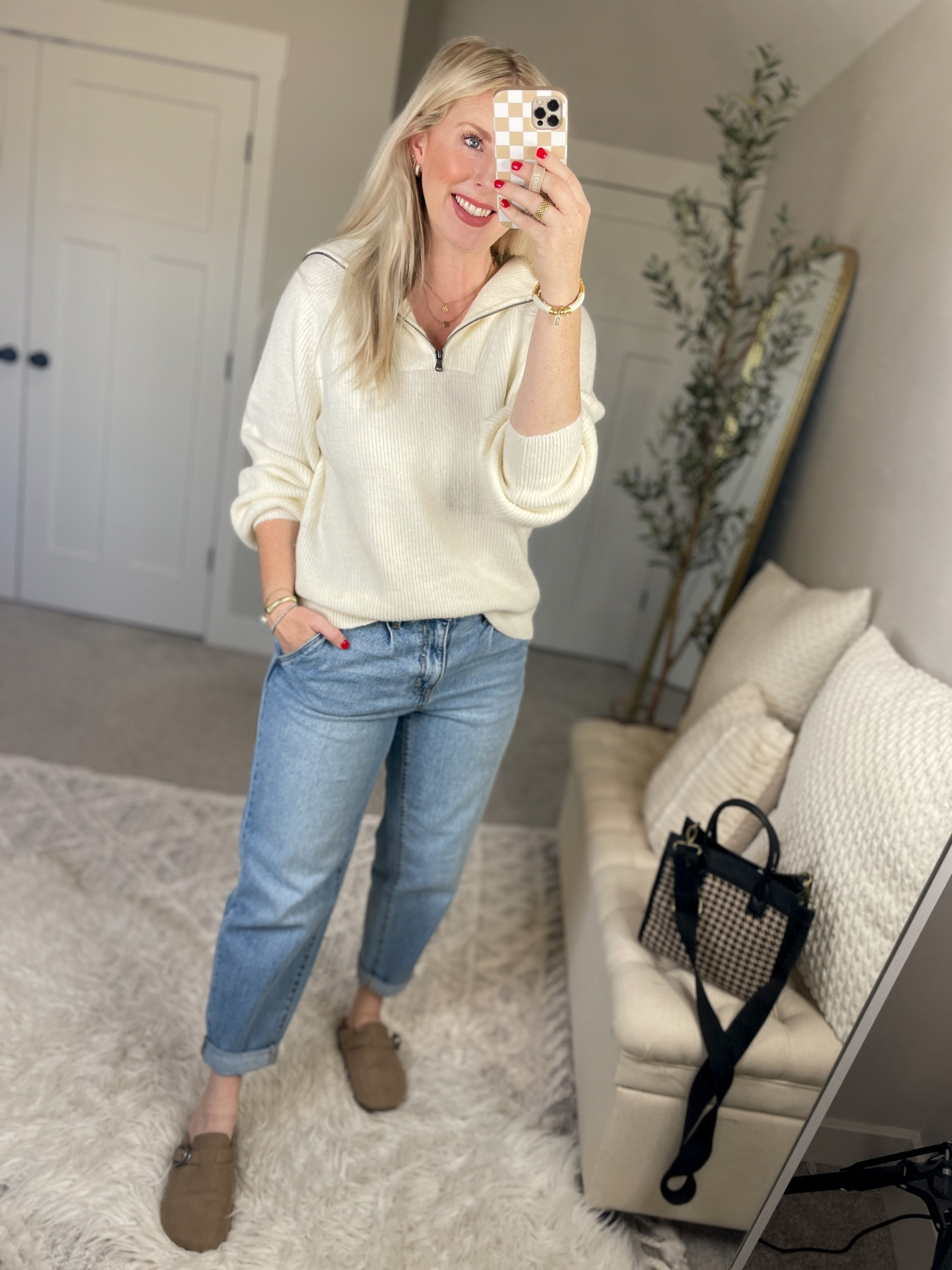 Daily try on, Walmart outfit, Walmart fashion, time and tru, scoop 

M sweater 

#LTKshoecrush #LTKstyletip #LTKfindsunder50