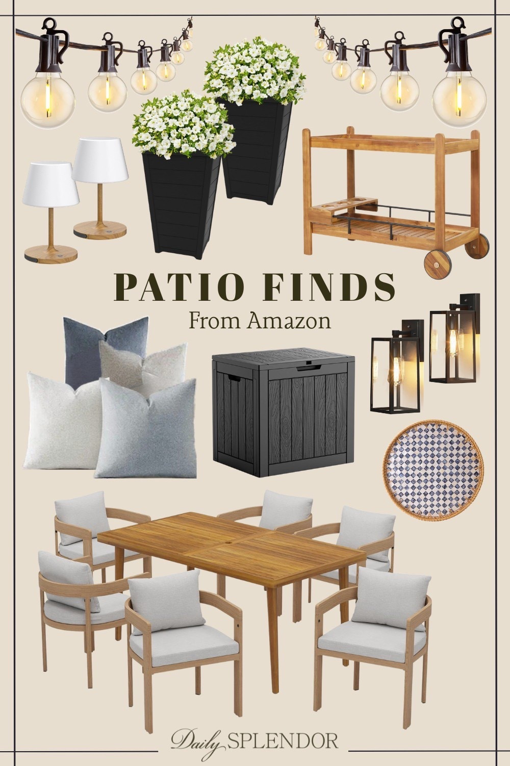 It's time for your patio to shine! Sharing my favorite Amazon finds to refresh your outdoor space — stylish, functional, and perfect for summer lounging. #patio #backyard #outdoorentertaining #patiodecor #patiostyling #patiodining #patiorefresh #patioupdate #outdoordining #outdoordecor #patiostyle 

 

#LTKspring #LTKHome #LTKspringtrends