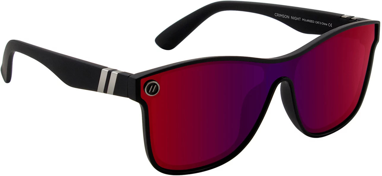 Blenders Millenia X2 Polarized Sunglasses, Men's, Crimson Night/Black | Golf Galaxy