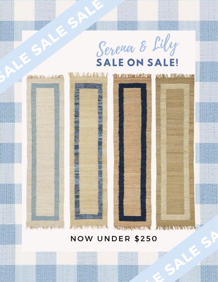 These pretty jute border runners are on major sale, and an extra 20% off the sale priced! Snag them now for under $250 after code: SPRING

#LTKhome #LTKsalealert #LTKFind