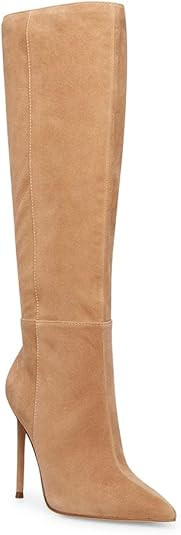 Amazon.com | Steve Madden Womens Izetta Suede Pointed Toe Knee-High Boots | Knee-High | Amazon (US)