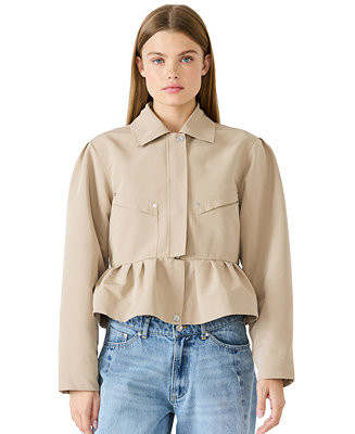 Women's Sloan Collared Neck Jacket | Macy's