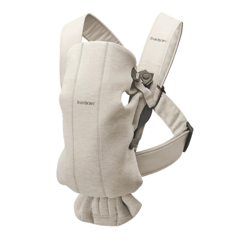BabyBjorn Baby Carrier Mini, 3D Jersey, Light Beige for Infant, One Size | Walmart (US)
