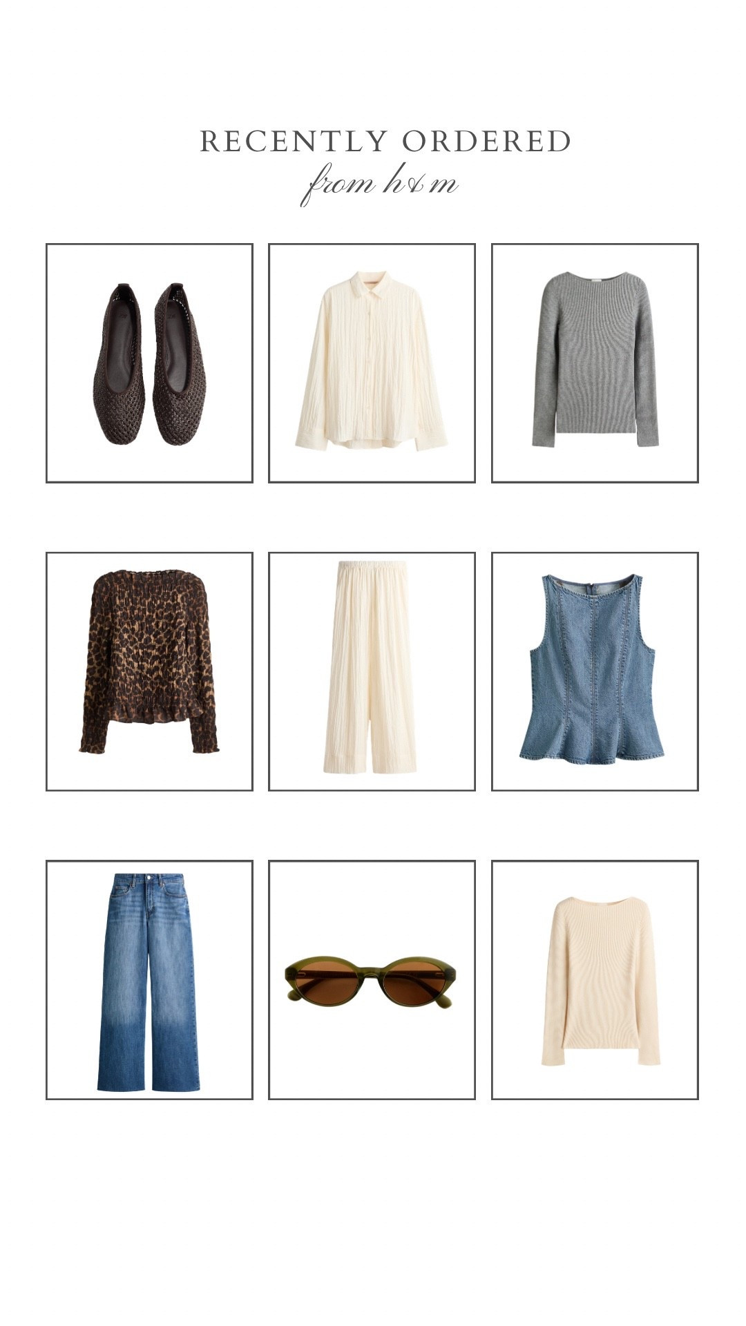 Recently ordered from h&m!

#LTKeurope #LTKspring #LTKuk