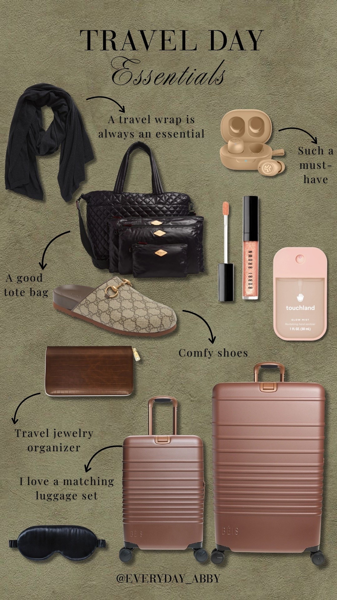 All of these are a must-have when traveling!✈️🤍✨

#LTKTravel #LTKdayinmylife #LTKootd