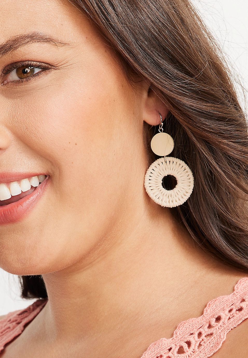 Knit Pattern Dangle Earring | Maurices