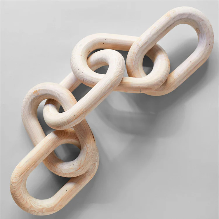 Pale Wood Chain, Large Link | Bloomist