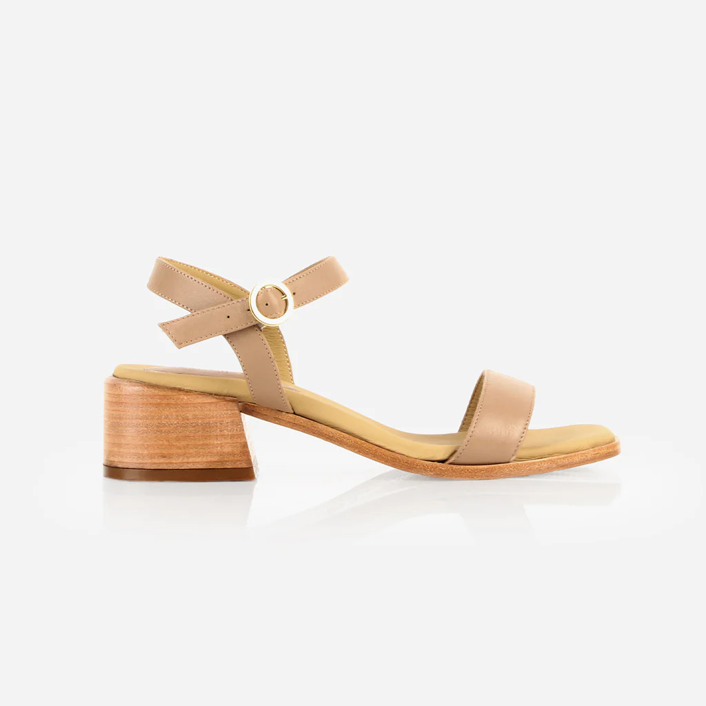 The Social Heeled Sandal Biscotti | Poppy Barley