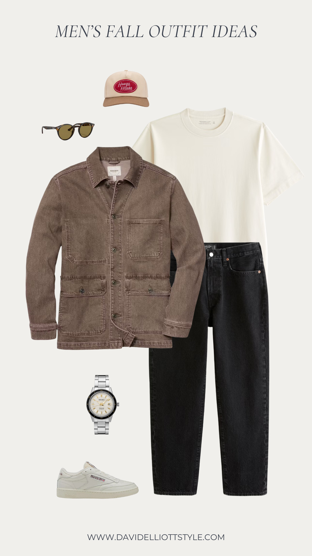 Casual fall outfit for men with black jeans.  

 #LTKMens