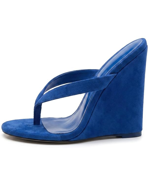 Sexy women's sandals high heels Women's Wedge Sandals Open Toe Flip Flop High Heel Summer Beach S... | Amazon (US)