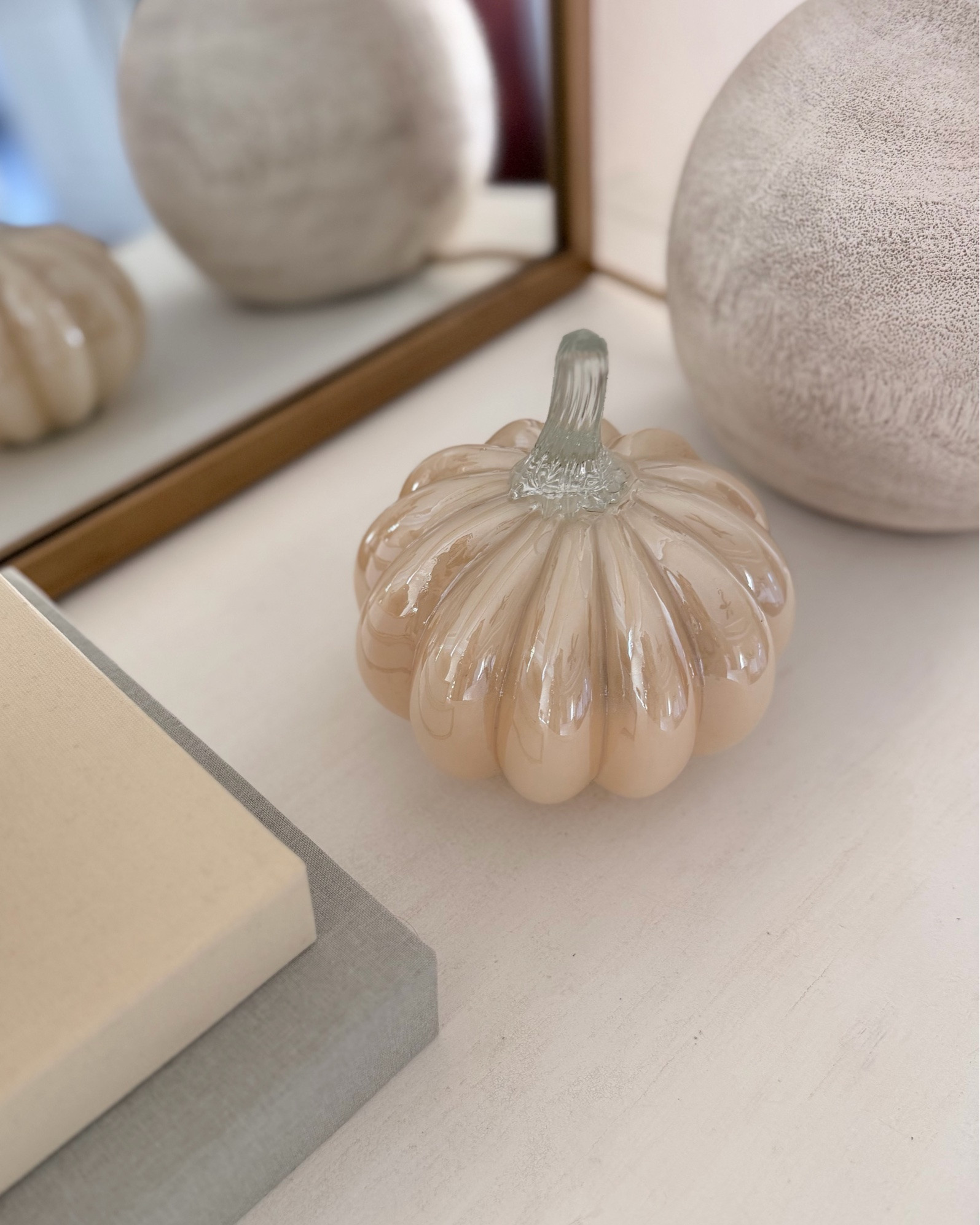These glass pumpkins are only $9 and gorgeous! Great for neutral fall decor

#LTKHome #LTKSeasonal #LTKselfcare