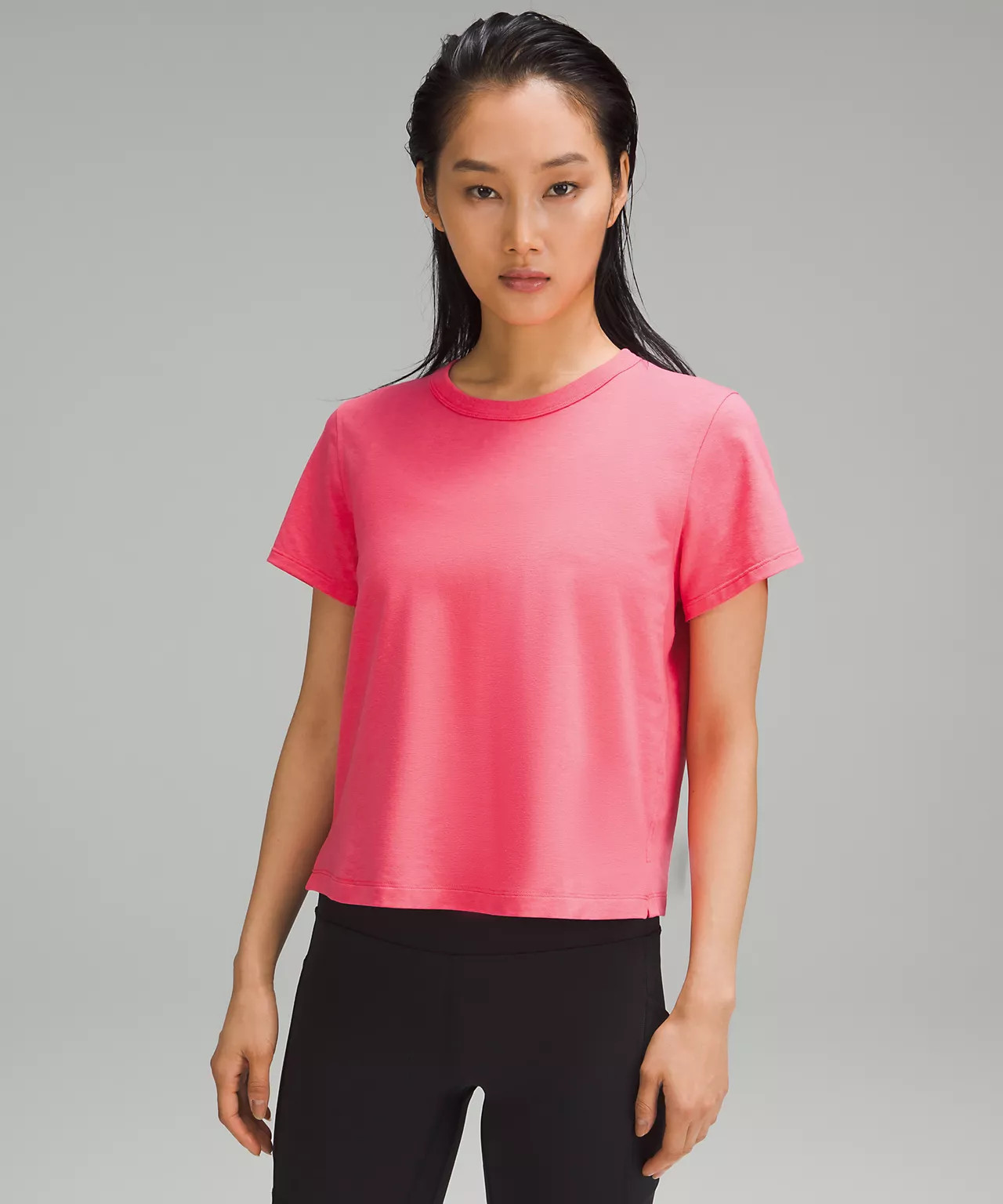 Classic-Fit Cotton-Blend T-Shirt | Women's Short Sleeve Shirts & Tee's | lululemon | Lululemon (US)