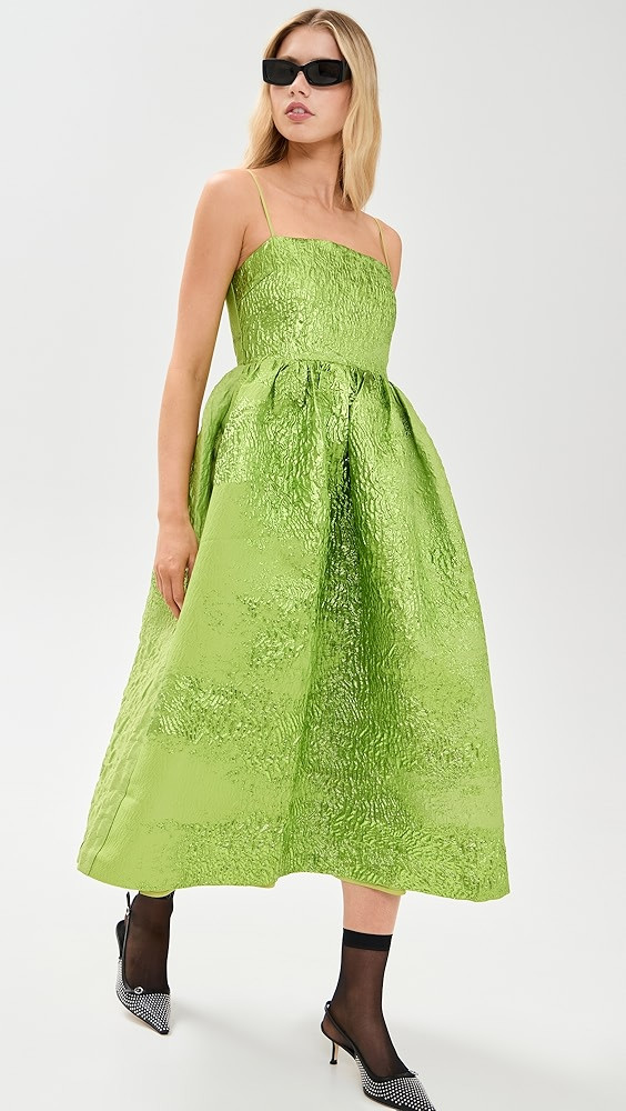 Stine Goya Voluminous Gathered Midi Dress | Shopbop | Shopbop