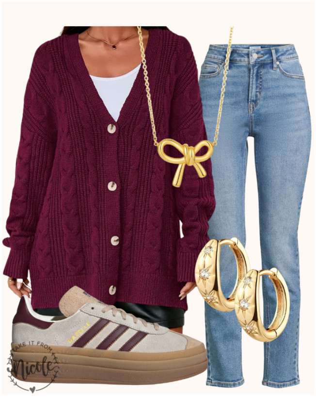 Cute fall outfit idea with trendy burgundy!

Fall outfit idea / fall outfits / fall style / trendy fall outfit idea / amazon outfit / amazon favorites / amazon finds / amazon must haves / amazon fashion 

 #LTKSeasonal #LTKOver40 #LTKSaleAlert