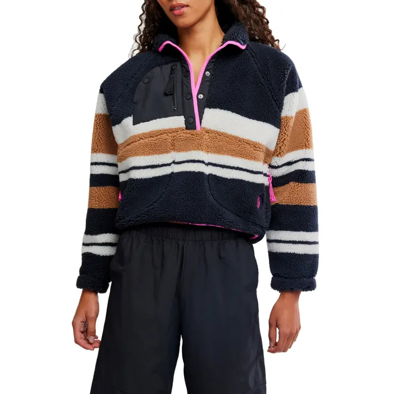 FP Movement by Free People Rocky Ridge Fleece Pullover in Ocean Tie Dye Combo at Nordstrom Rack, Size Large | Nordstrom Rack