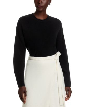 C by Bloomingdale's Cashmere 100% Cashmere Drop Shoulder Long Sleeve Crewneck Pullover - Exclusiv... | Bloomingdale's (US)
