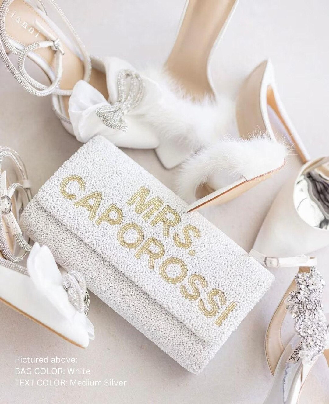 Bride Purse, Bride Clutch, Bridal Clutch, Personalized Bridal Clutch, Mrs Purse, Bridal Purse, Br... | Etsy (US)