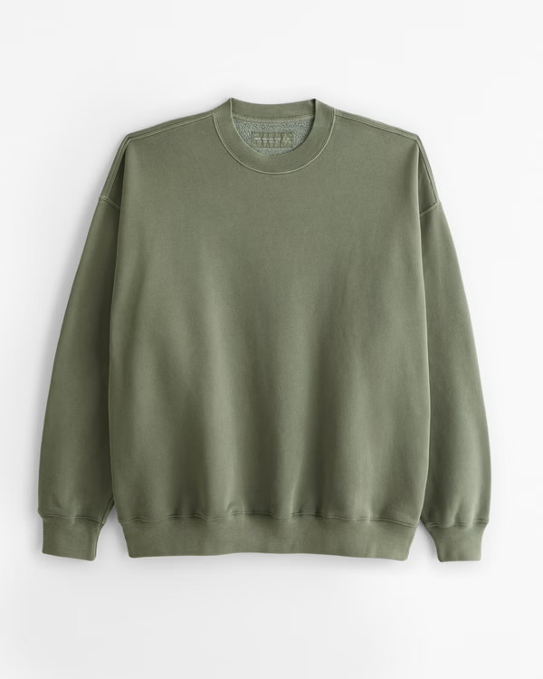 Men's Essential Crew Sweatshirt | Men's 20% Off Almost All Sweaters & Sweatshirts | Abercrombie.c... | Abercrombie & Fitch (UK)