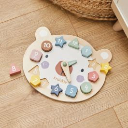 Personalised Wooden Bear Clock Puzzle | My 1st Years (Global)