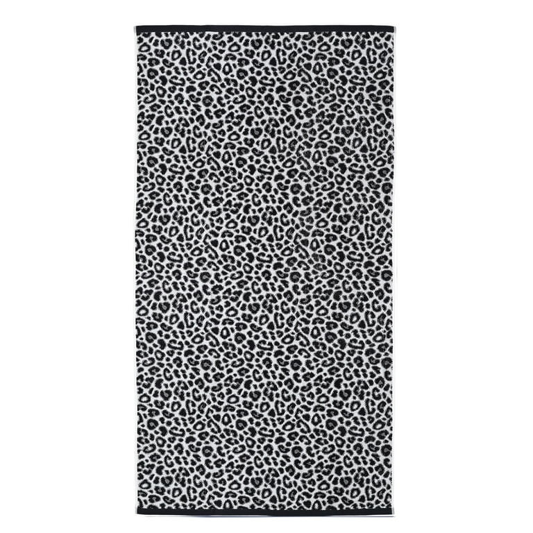 Mainstays Beach Collection Leopard Beige Cotton-Blend Beach Towel | Walmart (US)