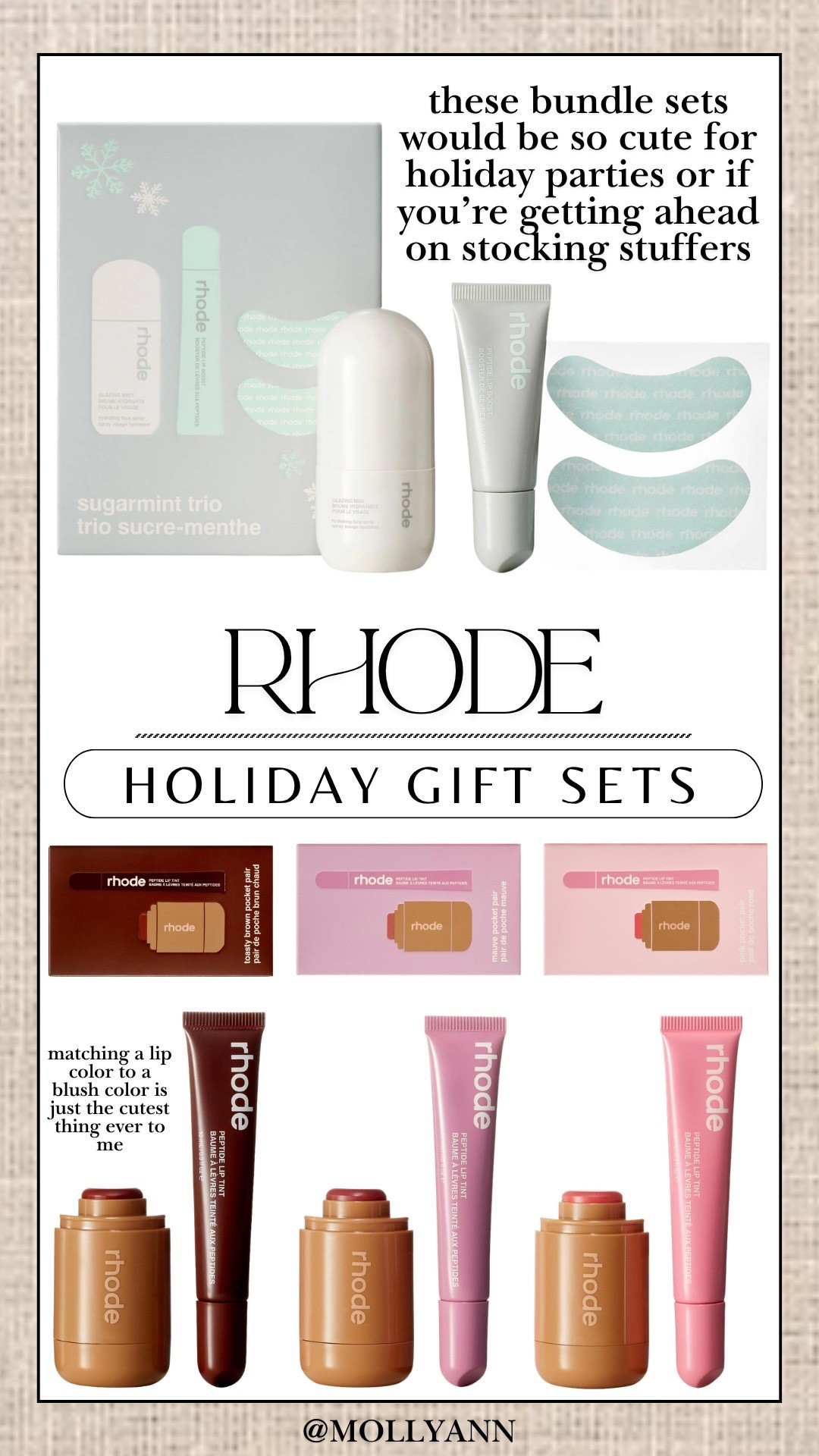 Rhode Holiday Gift Bundles at sephora