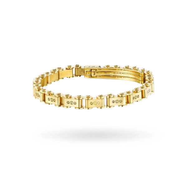 Gold 6MM Bicycle Bracelet | IceLink