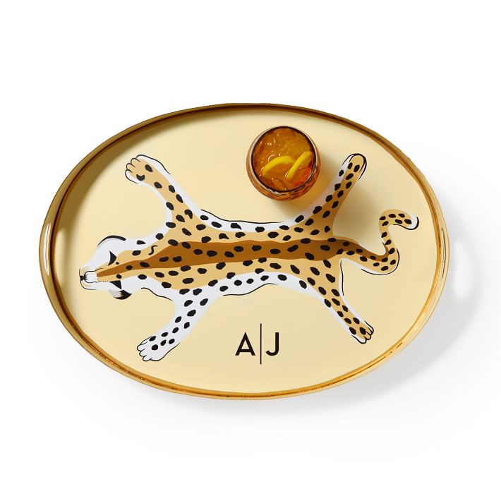 Dana Gibson Leopard Décor Tray | Mark and Graham
