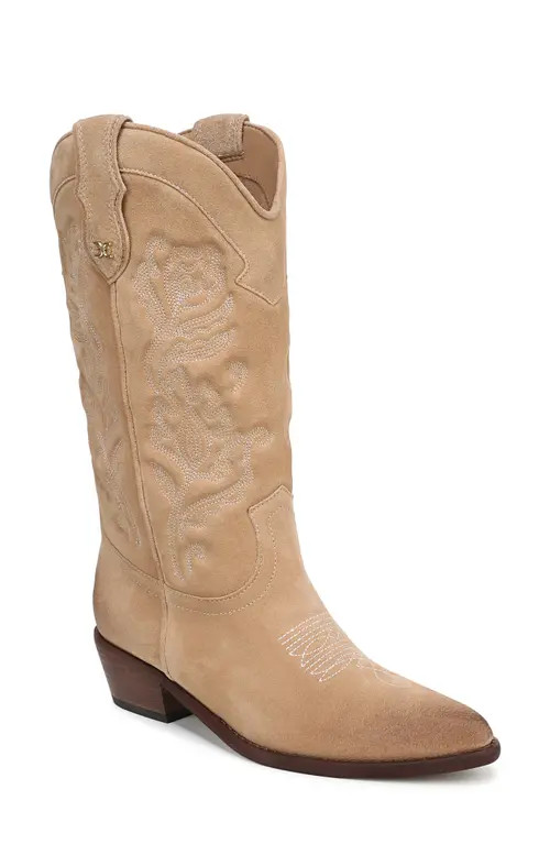 Sam Edelman Rue Western Boot in Cyprus Tan at Nordstrom, Size 7.5 | Nordstrom