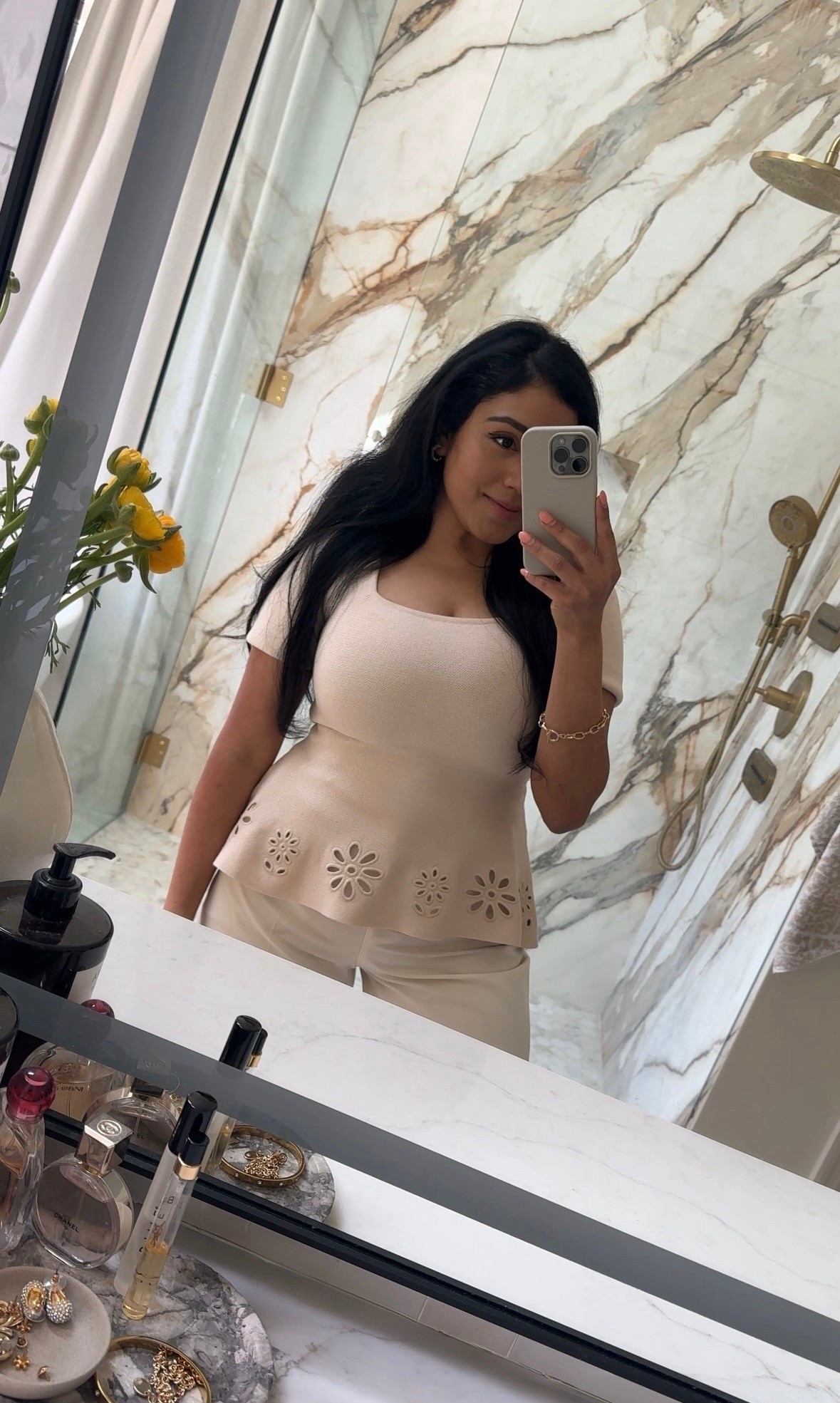 wearing S in the top, pants are old from Zara - linked very similar ones! 

use code BERNICE35 for 35% off + stack with other codes on Vici 🤍  

spring fashion, spring outfit, petite fashion 

#LTKPetite #LTKHome #LTKootd