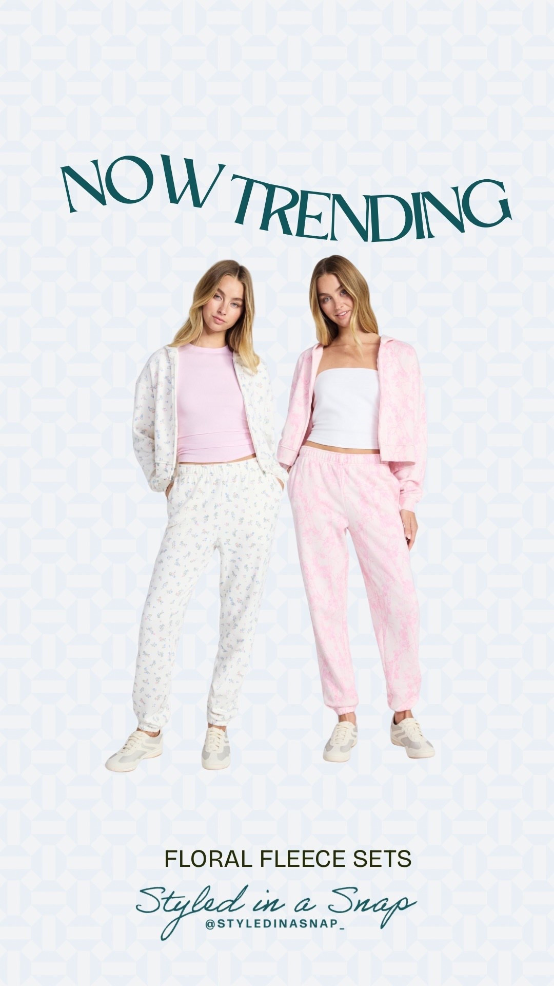 Obsessing over these super cute floral fleece jogger sets from Walmart! Sold separately and I’m loving the prints! 

#LTKSeasonal #LTKGiftGuide #LTKHoliday