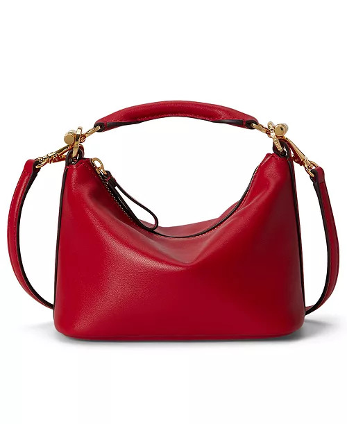Nappa Leather Mini Blaike Shoulder Bag | Macy's