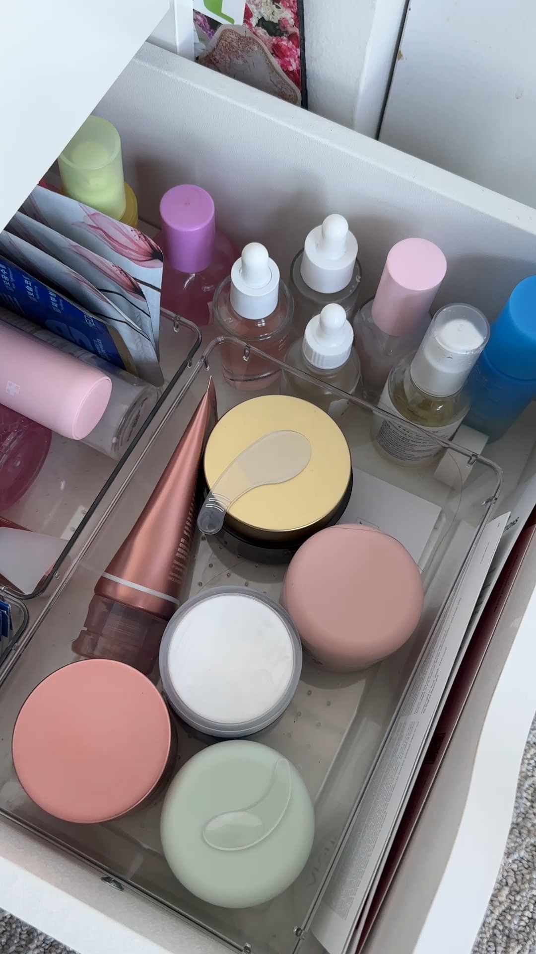 Korean skincare drawer 😍 #koreanskincare #kbeauty #medicube #boosterpro #arencia #mixsoon #laneige #anua #imfrom 

#LTKBeauty #LTKselfcare