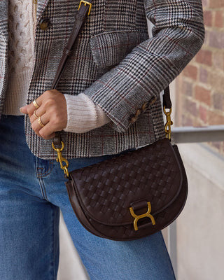 Annalyn Woven Crossbody Bag Oatmilk / O/S | VICI