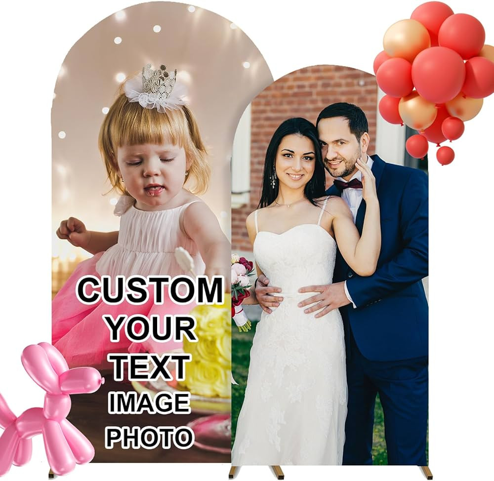 Custom Backdrop Personalized Arch Photo Backdrop Cover Customized Picture Backdrop Friendsgiving ... | Amazon (US)