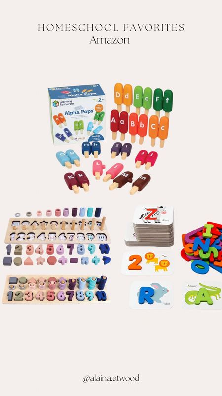 Three homeschool favorites for learning letters and numbers! All from Amazon!
homeschool, education, educational activities, kids, school, teaching tools, alphabet, numbers, learn, amazon, teacher, mom 

#LTKkids #LTKfamily #LTKhome