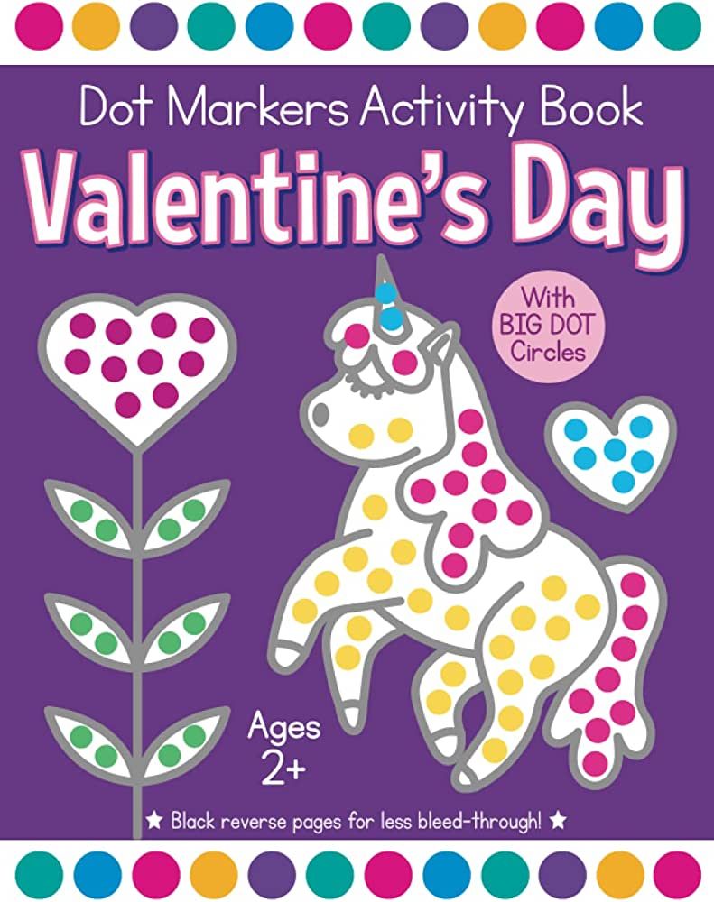 Valentine's Day Dot Markers Activity Book with Big Dot Circles: Easy Toddler and Preschool Kids P... | Amazon (US)